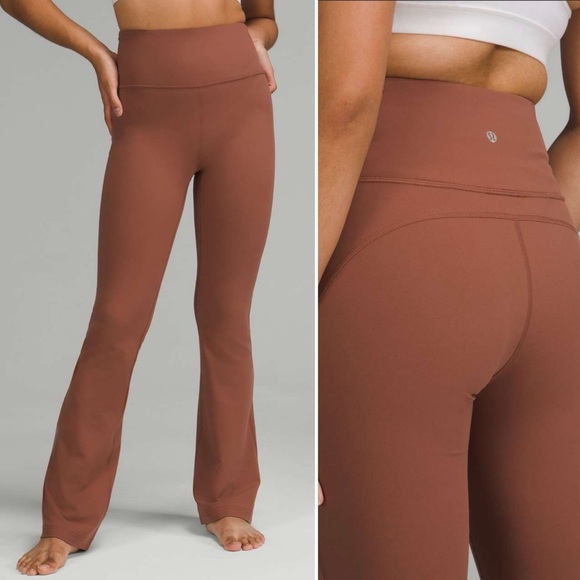 Lululemon Groove Pant High Flare Ancient Copper Athleisure Activewear Gym 10 - Picture 1 of 10